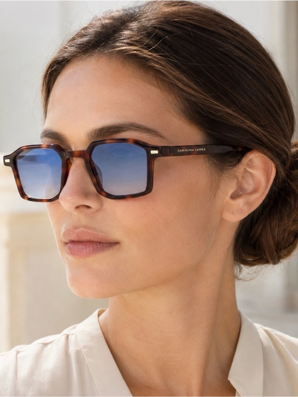Carolina Lemke Berlin Eyewear - Rancho, Demi Havana + Luxury Case CL9524-02